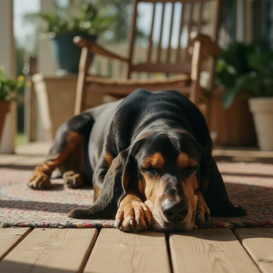 Black and Tan Coonhound - Photo 3